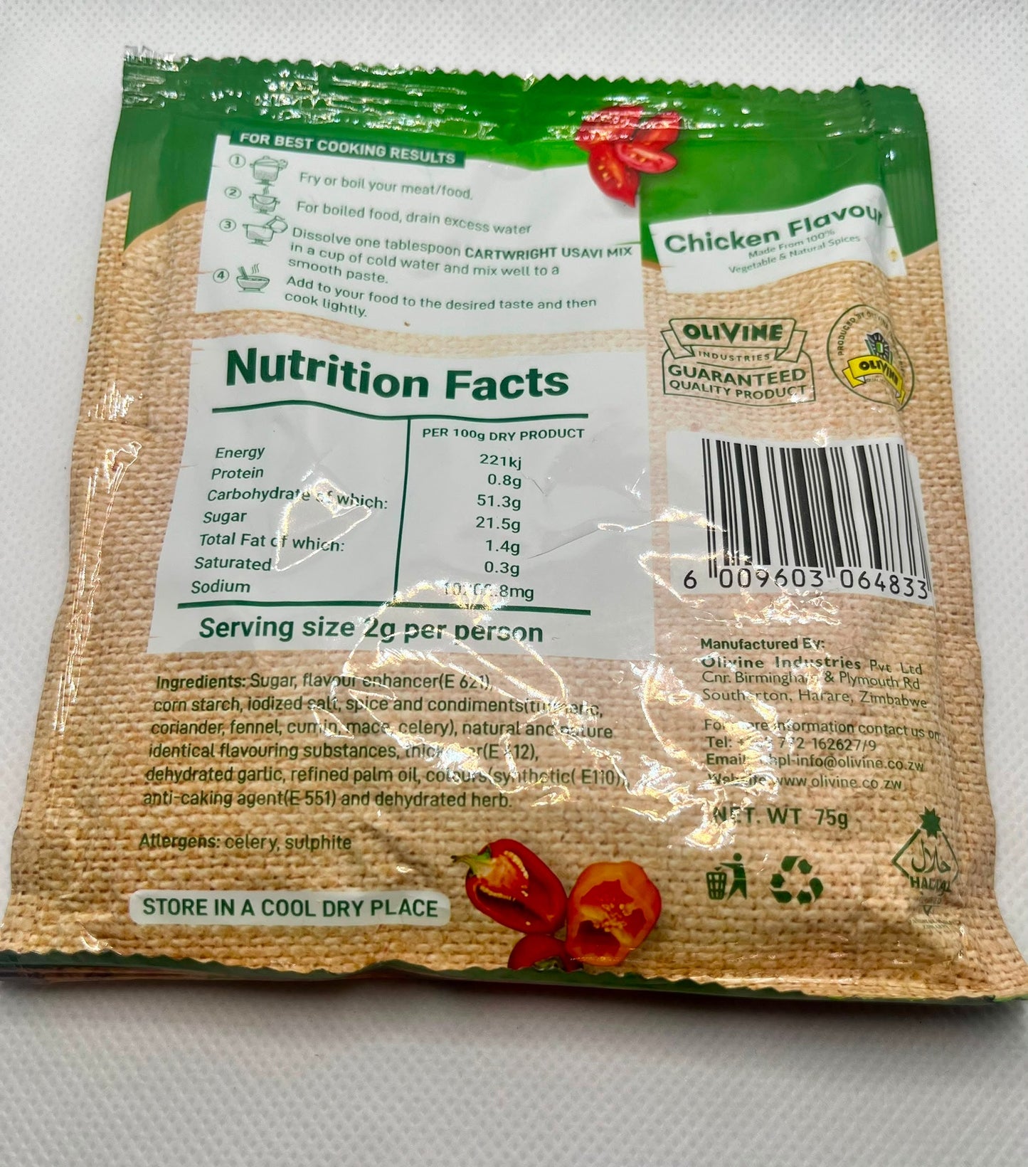 Usavi Mix Original Blend Mix Chicken Flavour 75g