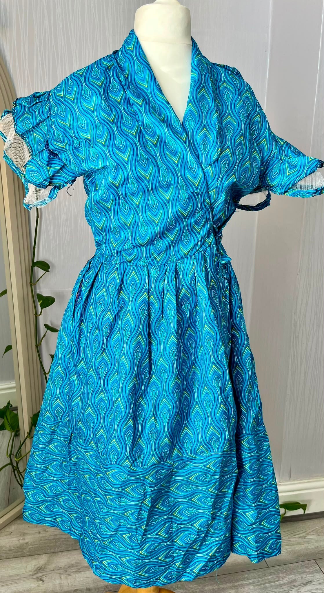 Azure Phinifa Wrap Dress
