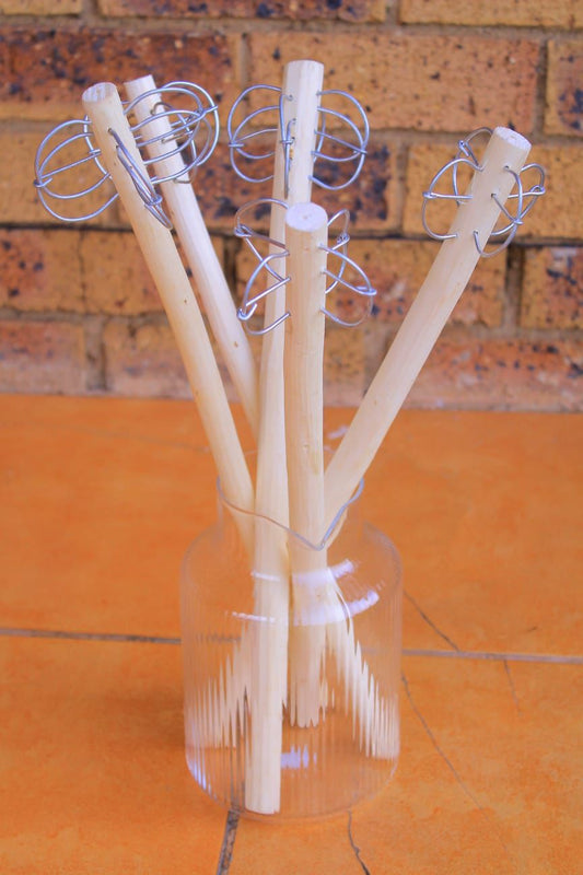 Traditional Wooden Whisk Set
