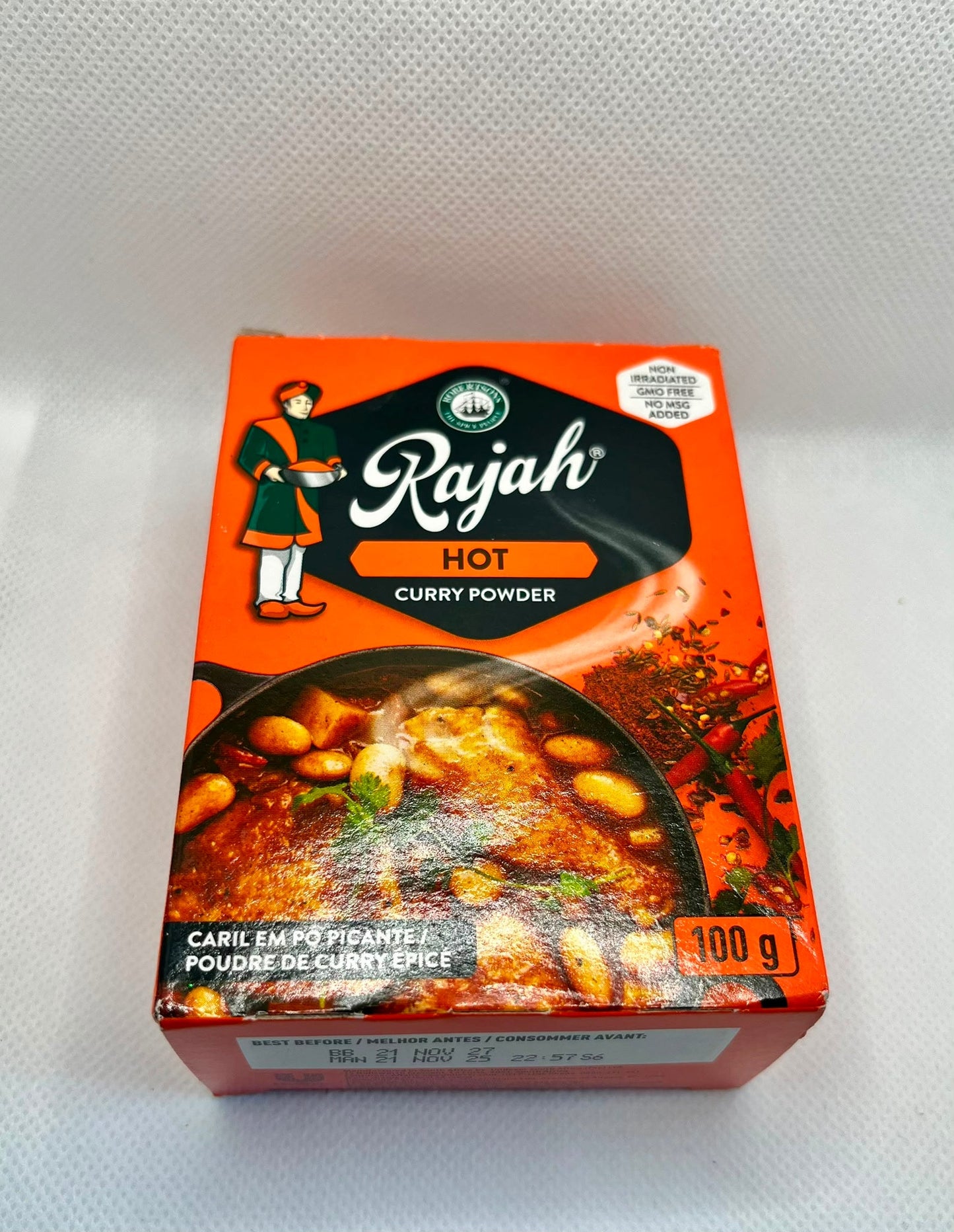 Rajah Hot Curry Powder – 100g