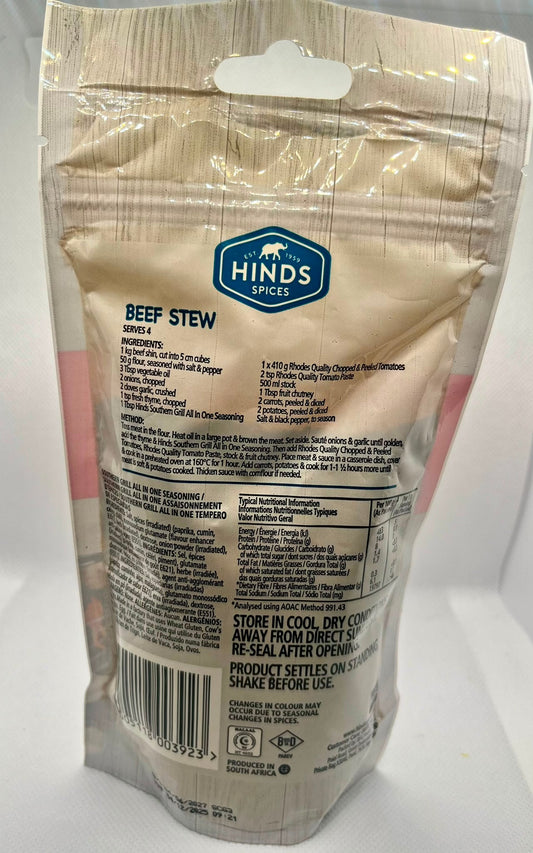 Hinds Southern Grill  All In One Seasoning 200g