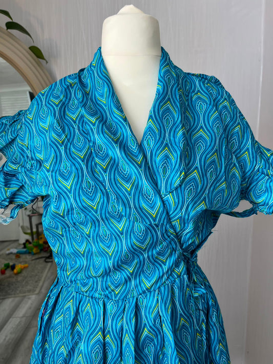 Azure Phinifa Wrap Dress