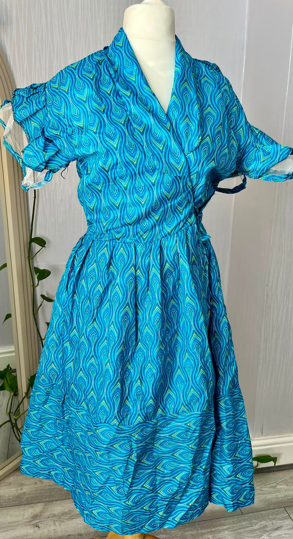 Azure Phinifa Wrap Dress
